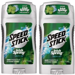 IRISH SPRING SPEED STICK CELTIC  DEODORANT. 2.7oz
